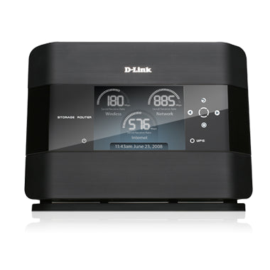 DLINK DIR-685-250G COLOUR LCD WL N STORAGE NAS ROUTER