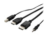 BELKIN KVM DUAL DVI to HDMI AND DP TO DP (DVI/DP/USB A/AUD CBL TO HDMI/DP/USB B/AUD CBL)