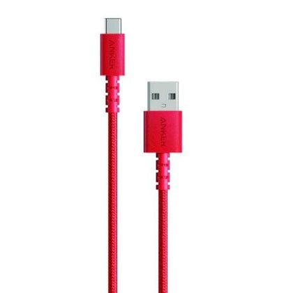 Anker PowerLine Select+ USB-C to USB-C 2.0 Cable 6FT - Red Nylon
