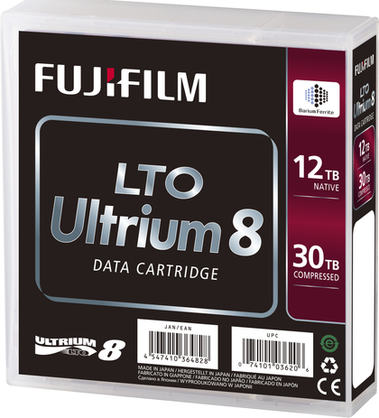 Fujifilm LTO8 - 12.0/30.0TB BAFE Data Cartridge