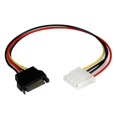 StarTech 30cm SATA 15 Pin to LP4 Power Cable Adapter